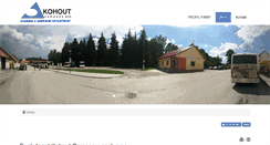 Desktop Screenshot of kohout-company.cz